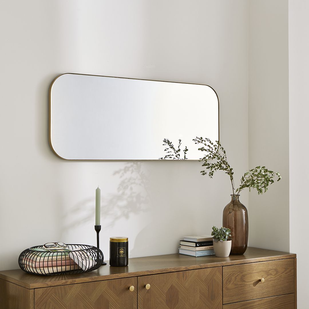 Pagazzi Ruden Champagne Rectangular Mirror