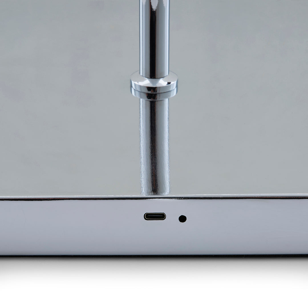 Pagazzi Lustre Polished Chrome LED Rechargeable Floor Lamp