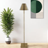 Pagazzi Lustre Antique Brass LED Rechargeable Floor Lamp