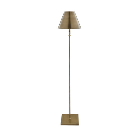 Pagazzi Lustre Antique Brass LED Rechargeable Floor Lamp