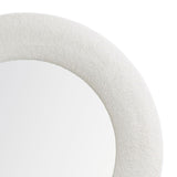 Pagazzi Boucle Cream Round Mirror