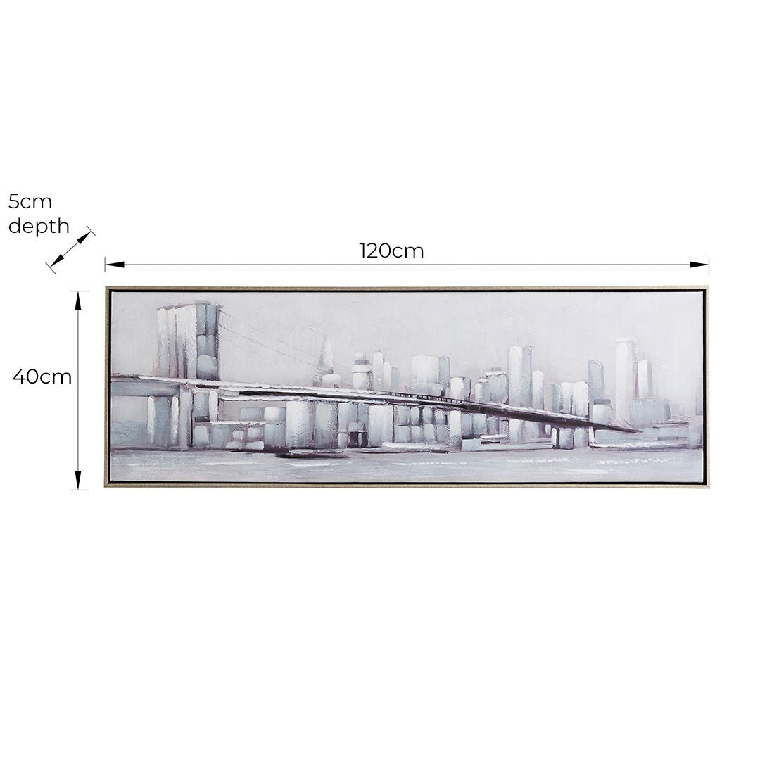 Pagazzi City Life Framed Canvas Wall Art