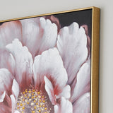 Pagazzi Peony Blush Framed Canvas Wall Art