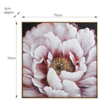 Pagazzi Peony Blush Framed Canvas Wall Art