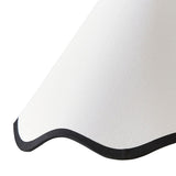 Pagazzi Ripple Off White & Black Lampshade - 40.5cm
