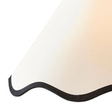 Pagazzi Ripple Off White & Black Lampshade - 40.5cm