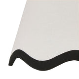 Pagazzi Ripple Candle Shade Off White & Black - 15cm