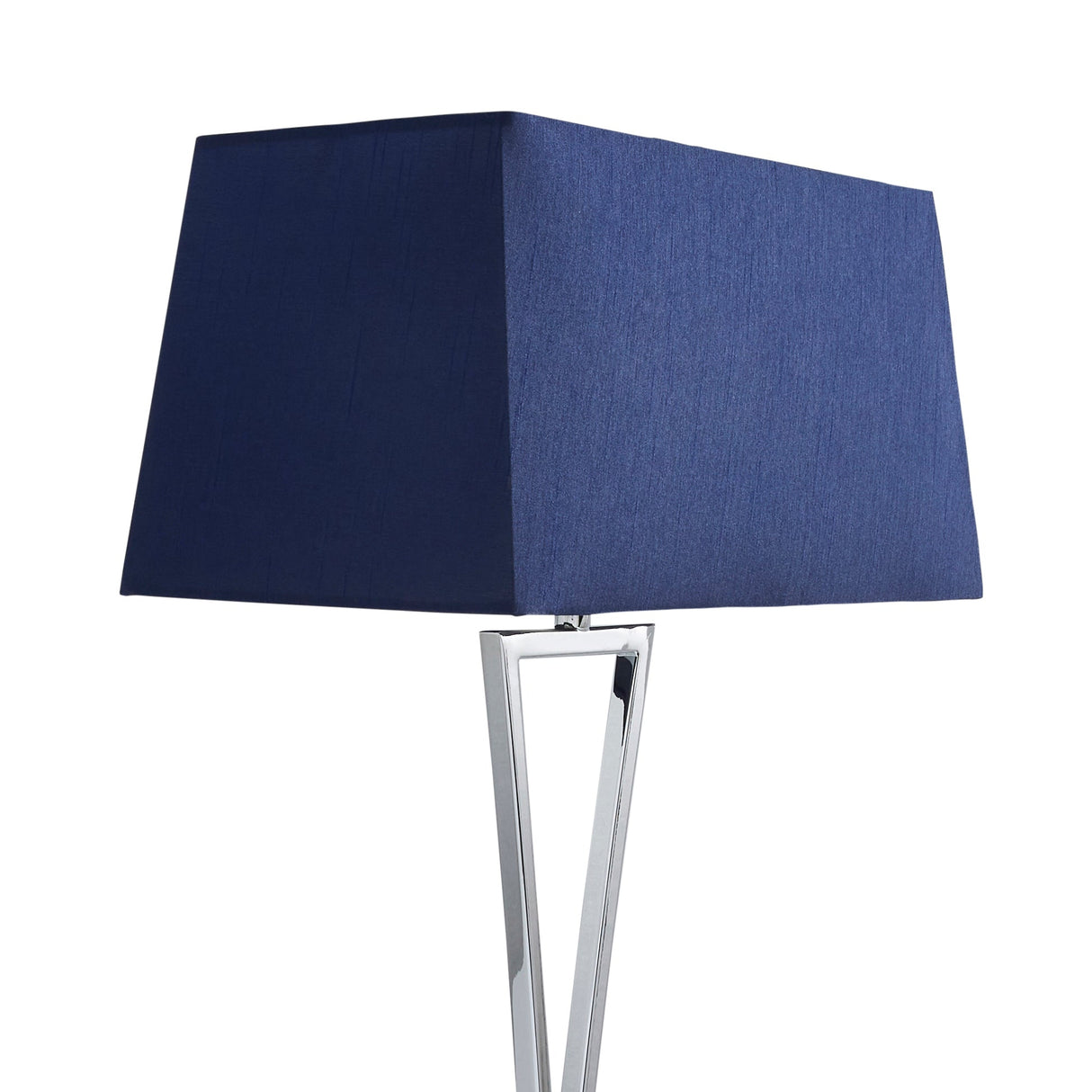 Pagazzi Lizzie Chrome Navy Touch Table Lamp