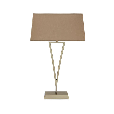 Pagazzi Lizzie Antique Brass & Champagne Touch Table Lamp