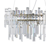 Pagazzi Onega 3 Light Antique Brass & Glass Pendant Ceiling Light