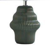 Pagazzi Alanna Green Ribbed Ceramic Table Lamp