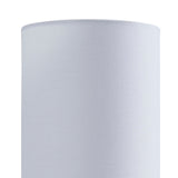 Pagazzi Linden White Ribbed Ceramic Table Lamp