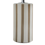 Pagazzi Lewis Taupe Off-White Ceramic Table Lamp