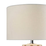 Pagazzi Lewis Taupe Off-White Ceramic Table Lamp