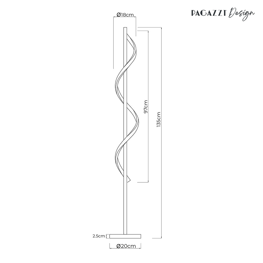 Pagazzi Juno LED Putty Floor Lamp
