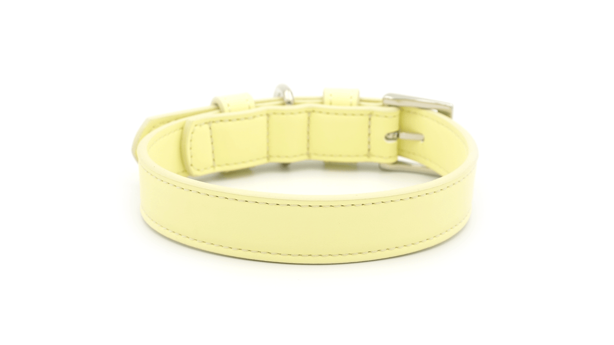 Ralph & Co Yellow Leather Dog Collar