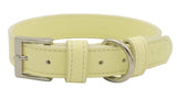 Ralph & Co Yellow Leather Dog Collar
