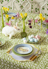 Casa by Josephine Jenno Yellow Trim Placemats - Set of 4