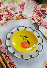 Casa by Josephine Jenno Yellow Trim Placemats - Set of 4