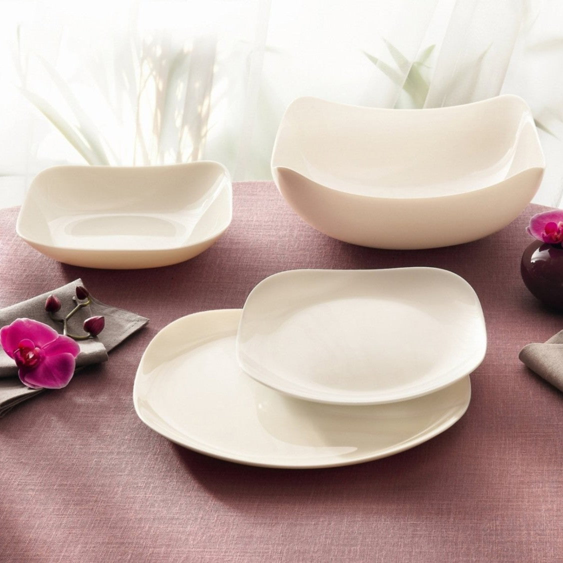 Image - Luminarc Quadrato Square Side Plate, 19cm, White