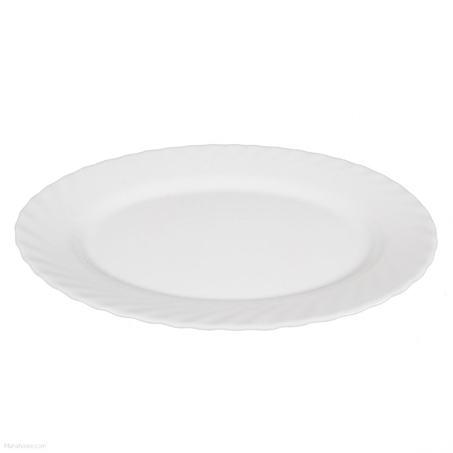 Image - Luminarc Trianon Oval Platter, 29cm x 21cm, White