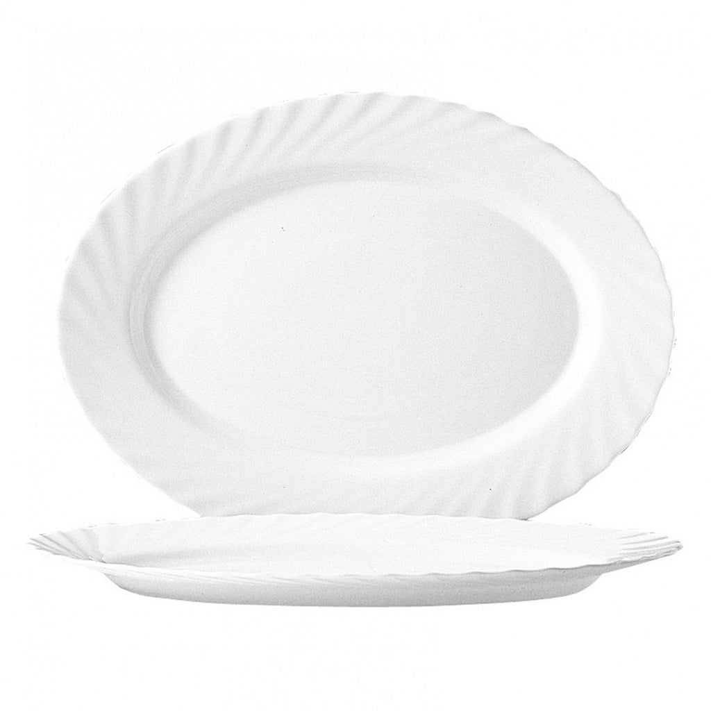 Image - Luminarc Trianon Oval Platter, 35cm, White