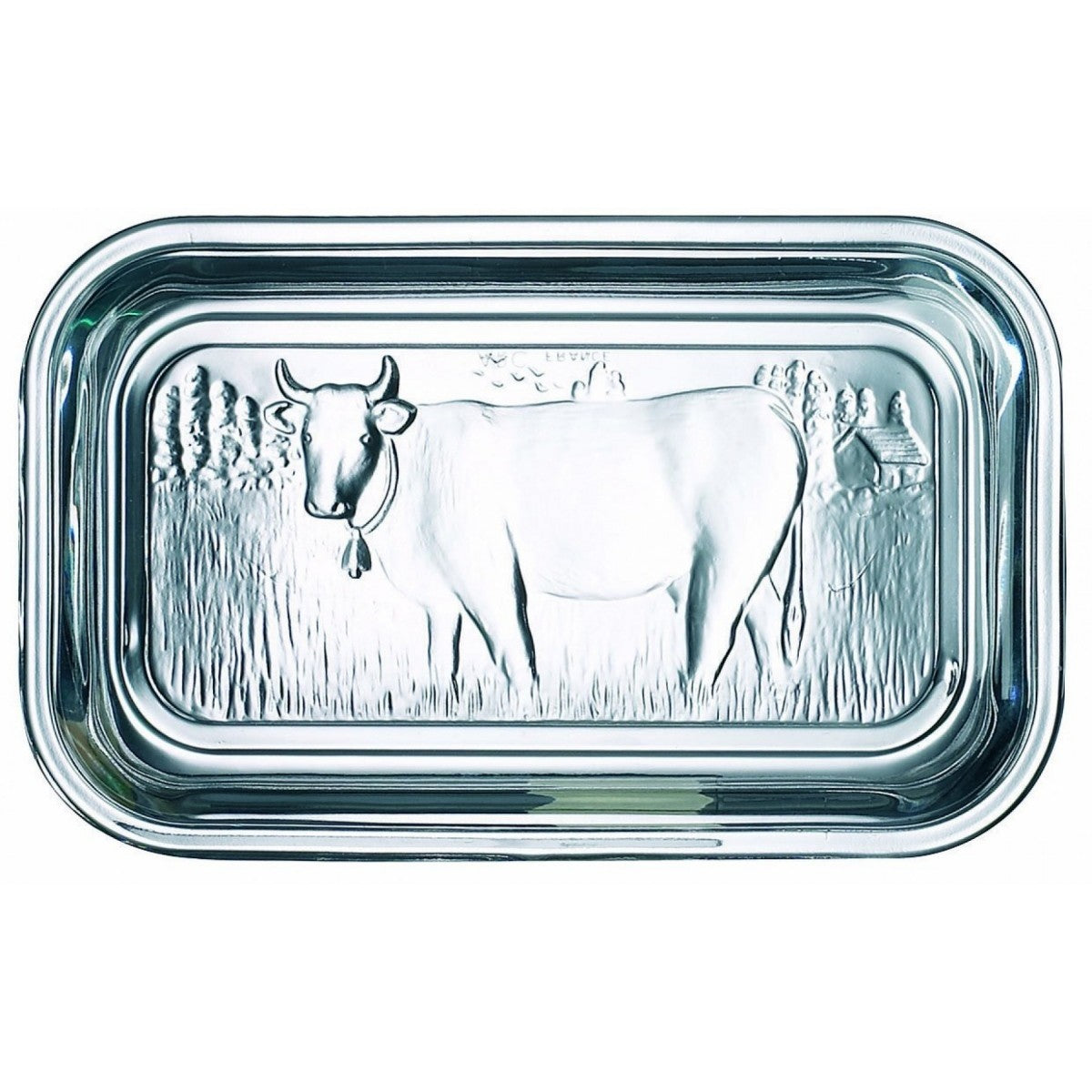 Image - Luminarc Cow Butter Dish, 17cm, Clear