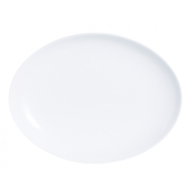 Image - Luminarc Diwali Colours Oval Dish, 25x33cm, White
