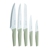 Viners Organic Green 6pce Knife Block Set