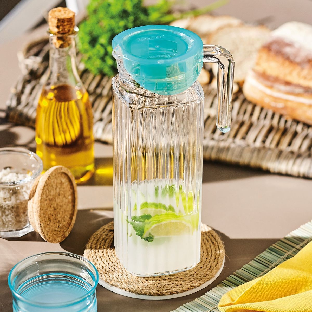 Image - Luminarc Keep'n'Box Pitcher with Lid, 1.1L, Clear