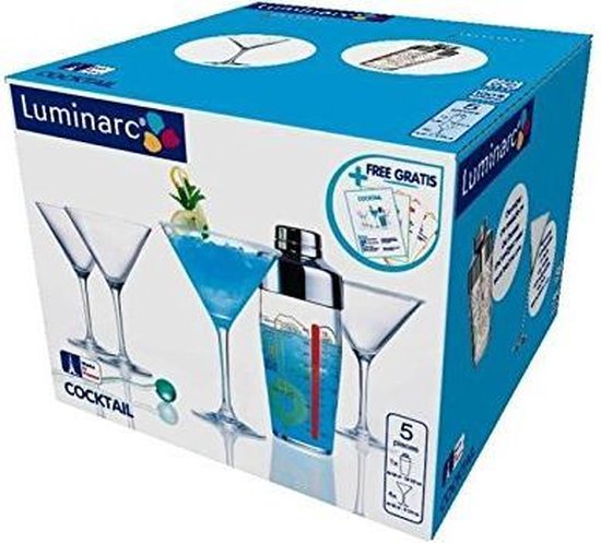 Image - Luminarc Martini 5pc Cokctail Set