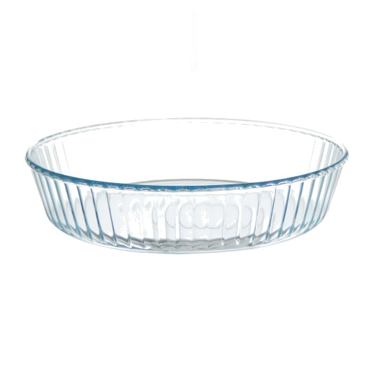 Image - Pyrex Bake & Enjoy Glass Fluted Flan Dish High Resistance, 26cm