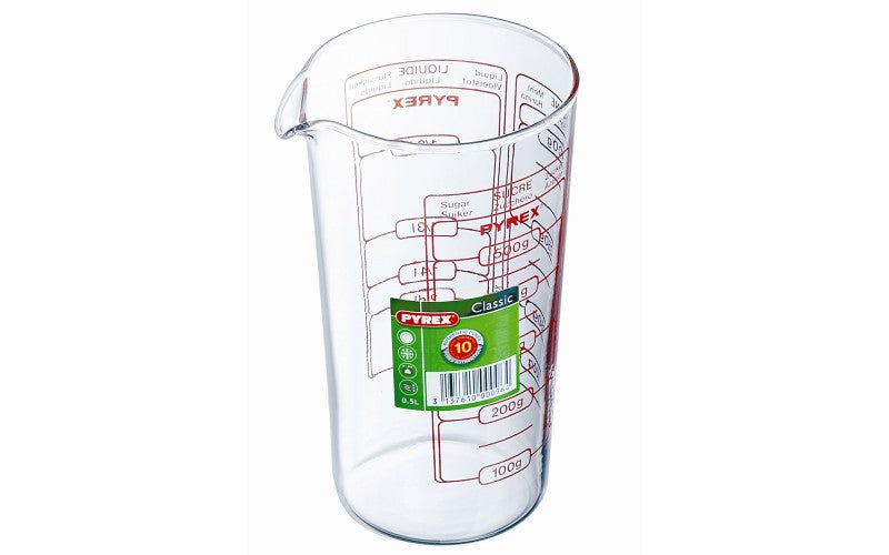 Classic Glass Measure jug 0,5 L - Pyrex® Webshop AR