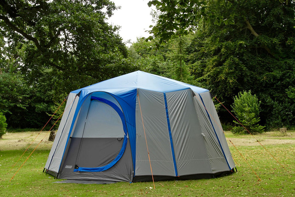 Image - Coleman Cortes Octagon 8 Blue Tent