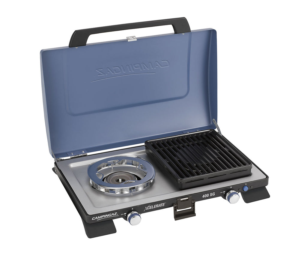Image - Campingaz Xcelerate Series 400 SG Double Burner & Grill
