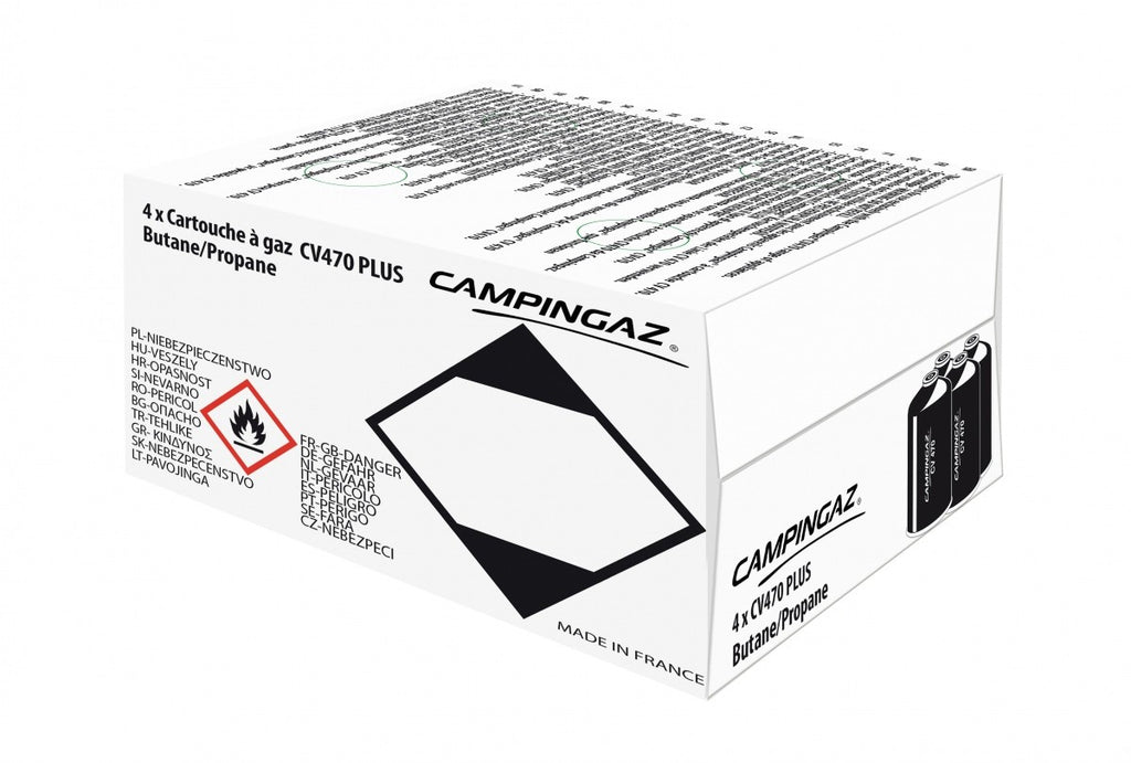 Image - Campingaz CV-470 Plus Butane/Propane Cartridges, Pack of 4
