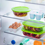 Image - Pyrex Cook & Store Glass Round Dish High Resistance with Lid, 2.3L