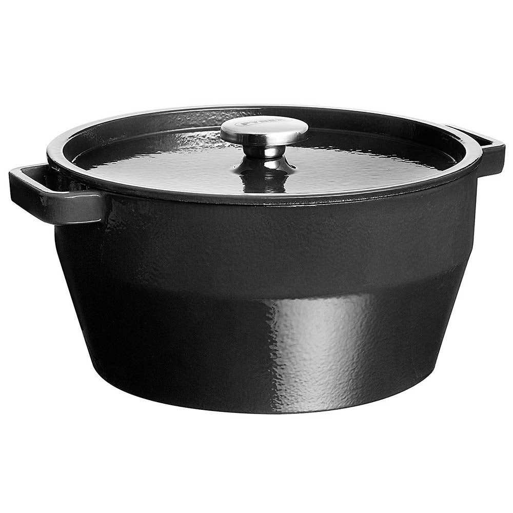 Image - Pyrex Slow Cook Cast Iron Round Casserole, 28cm, 6.3 Litre