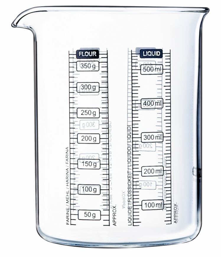 Image - Pyrex Classic Kitchen Lab Measuring Glass, 0.50L