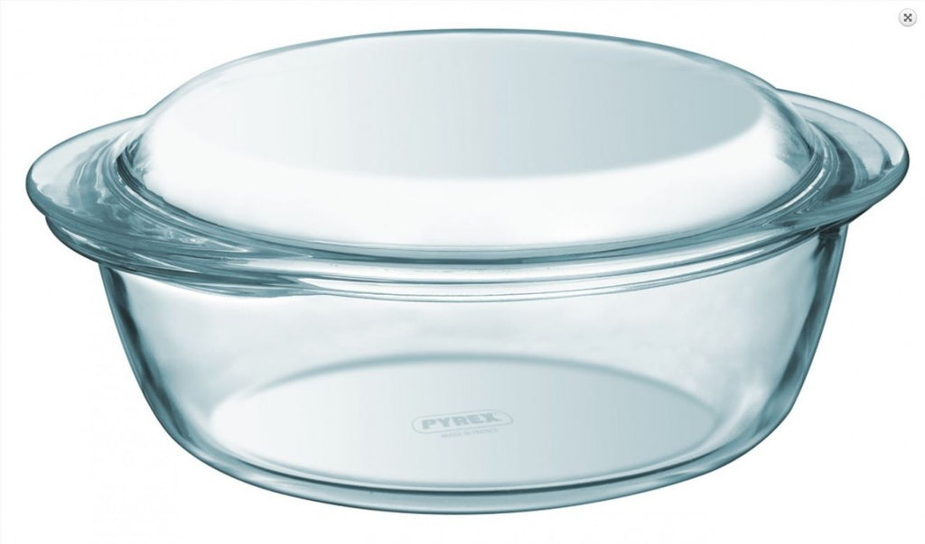 Image - Pyrex Essentials Glass Round Casserole High Resistance, 1.6L