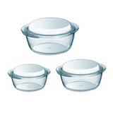Image - Pyrex Essentials 3 Piece Casserole Set, Clear