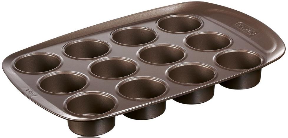 Image - Pyrex asimetriA Metal Easy-Grip 12 Cups Muffin Tray