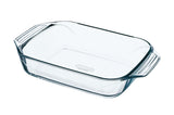 Image - Pyrex Irresistible Glass Rectangular Roaster High Resistance Easy Grip, 35x23cm