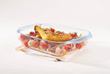 Image - Pyrex Irresistible Glass Rectangular Roaster High Resistance Easy Grip, 35x23cm