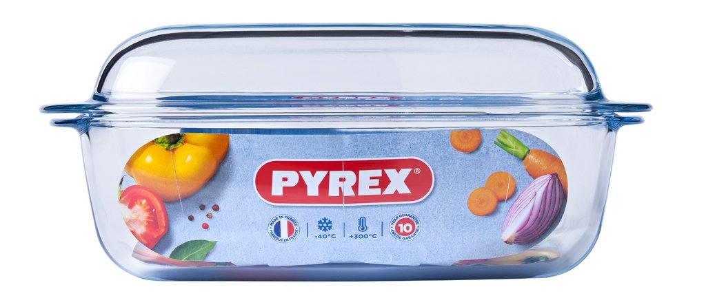 Image - Pyrex Essentials Glass Rectangular Casserole, 4.3L