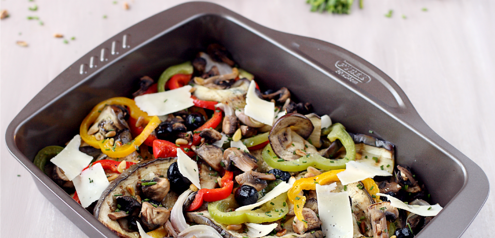 Image - Pyrex AsimetriA Metal Easy-Grip Rectangular Roaster, 40X31cm