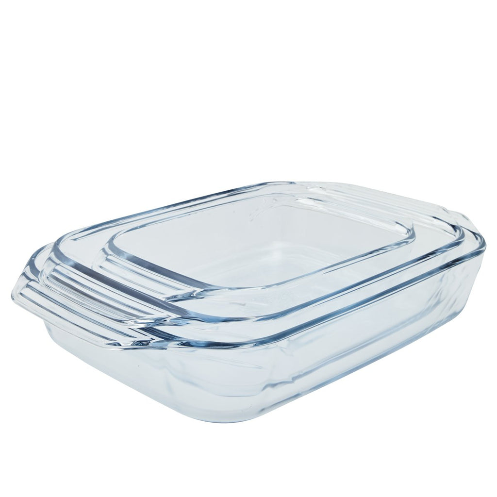 Image - Pyrex Irresistible Roasters, Set of 3, Clear