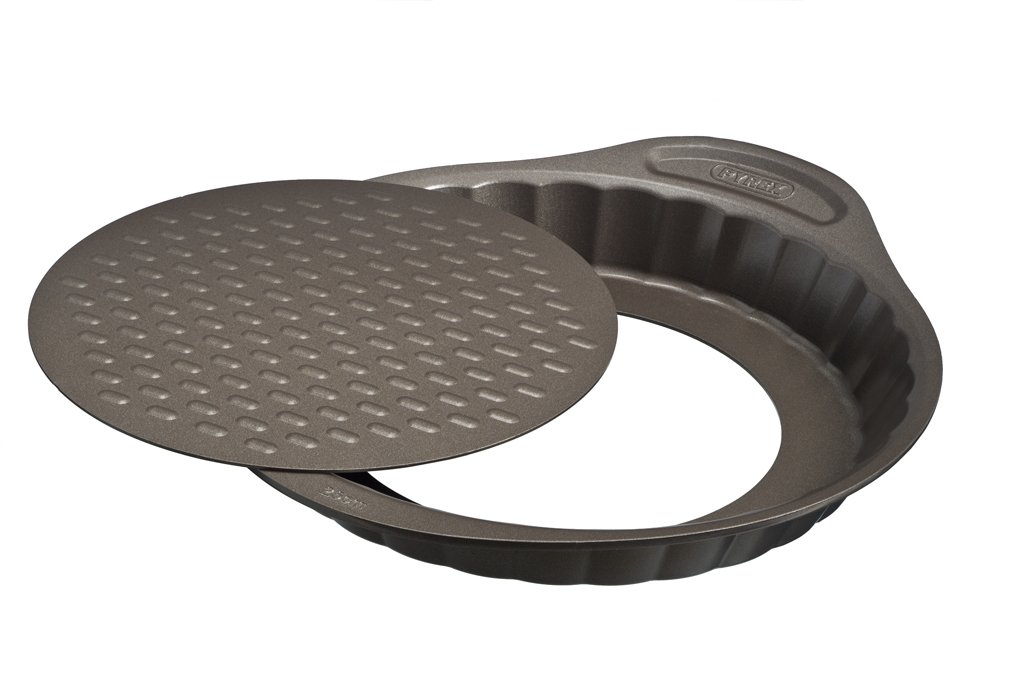 Image - Pyrex asimetriA Metal Easy-Grip Flan Pan with Loose Base, 25cm