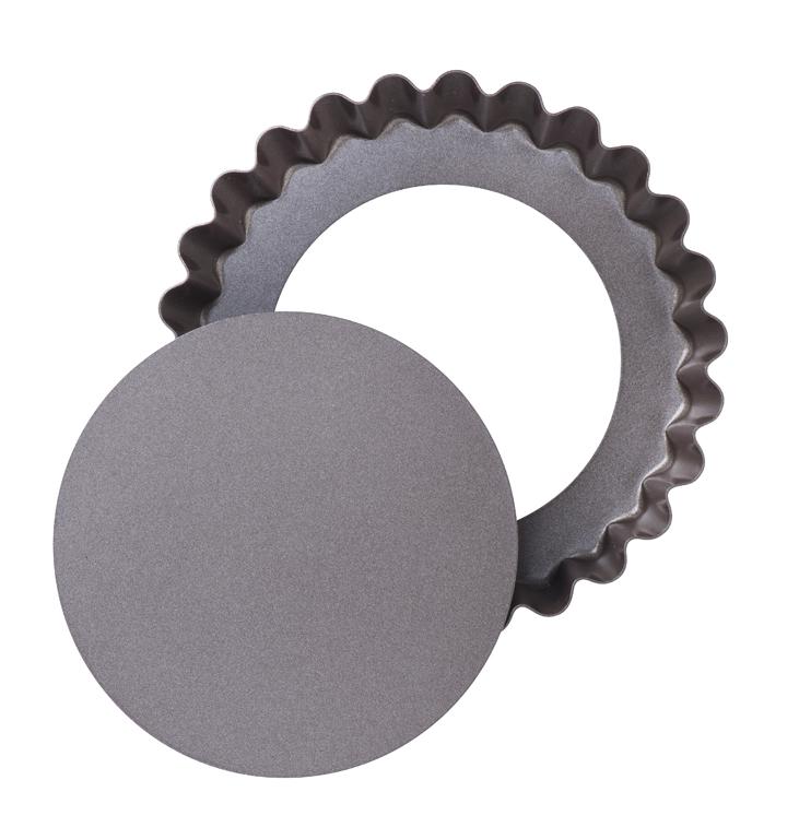 Image - Pyrex asimetriA Metal Set of 4 tartlets with loose bottom, 10cm