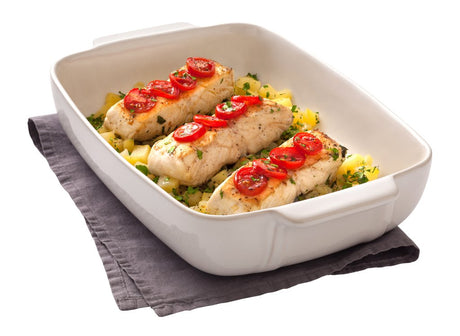 Image - Pyrex Signature White Rectangular Roaster, 35x25cm